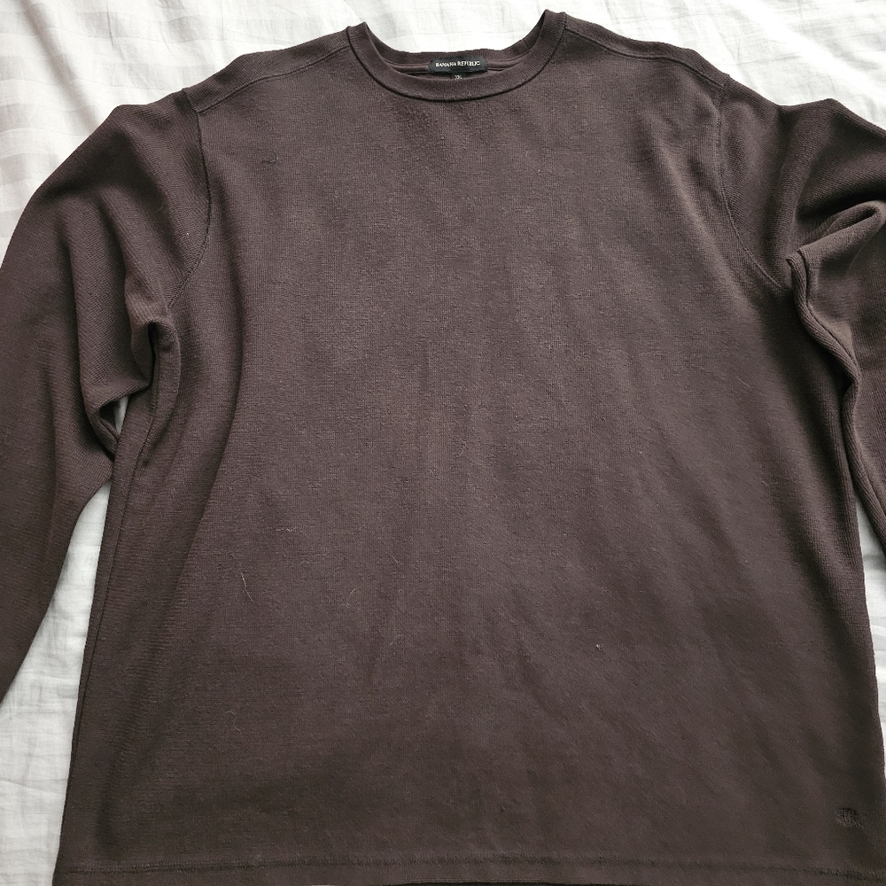 Banana Republic Rich Brown Knit Pullover